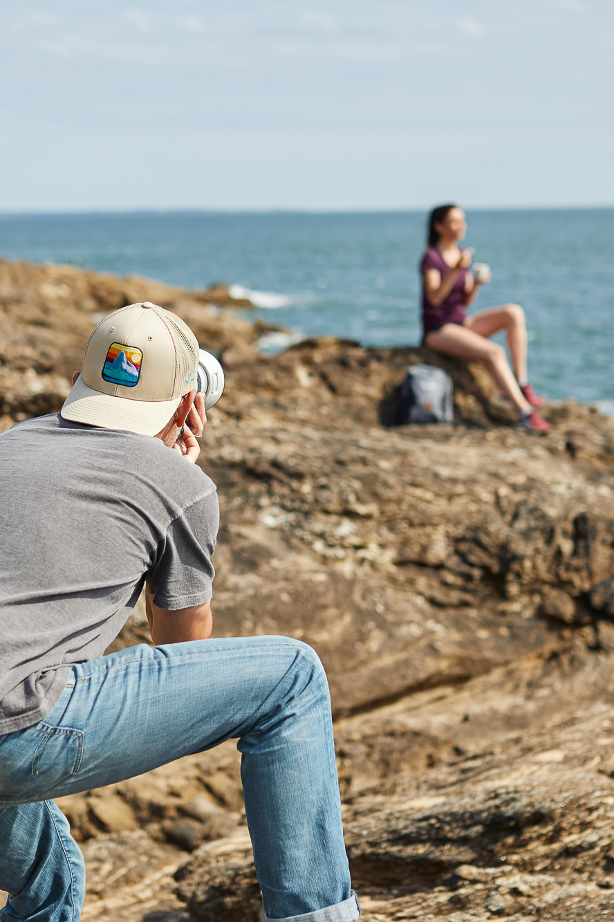 backstage shooting photo en extérieur