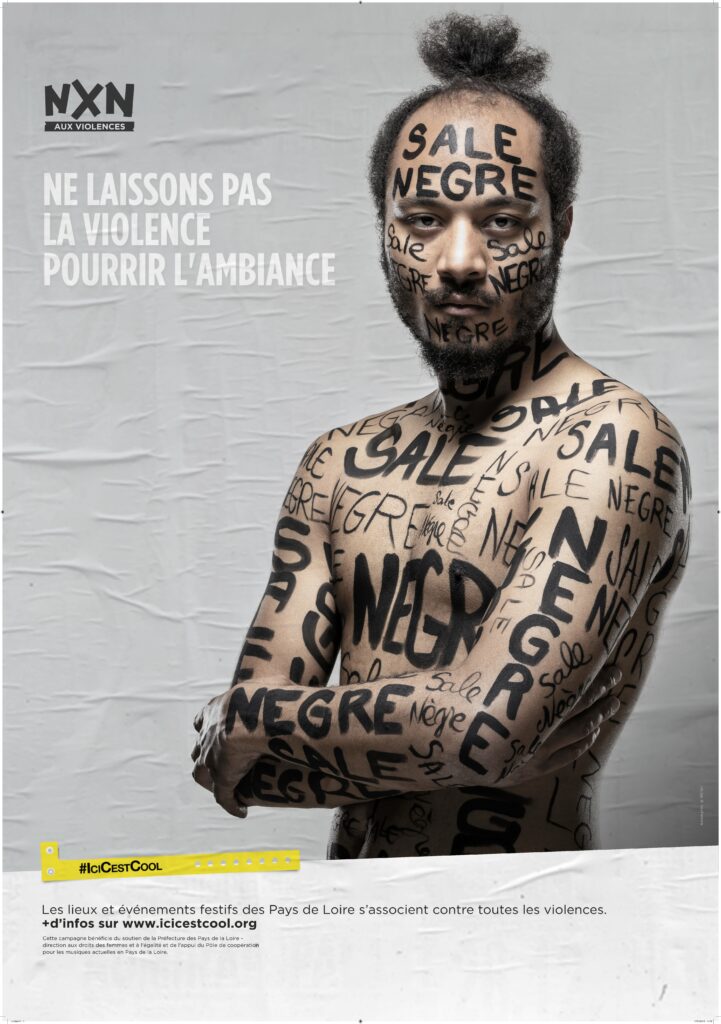 affiche icicestcool negre